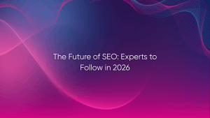 29 Best SEO Experts to Follow in 2026
