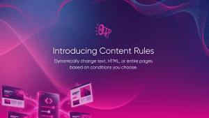 Introducing Content Rules